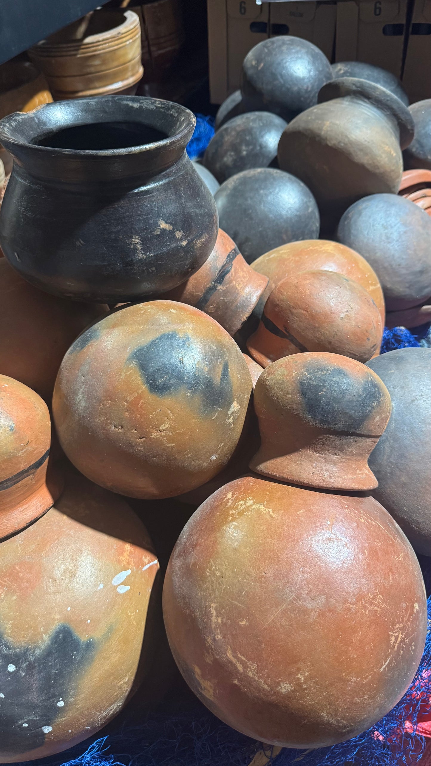 African cooking vases